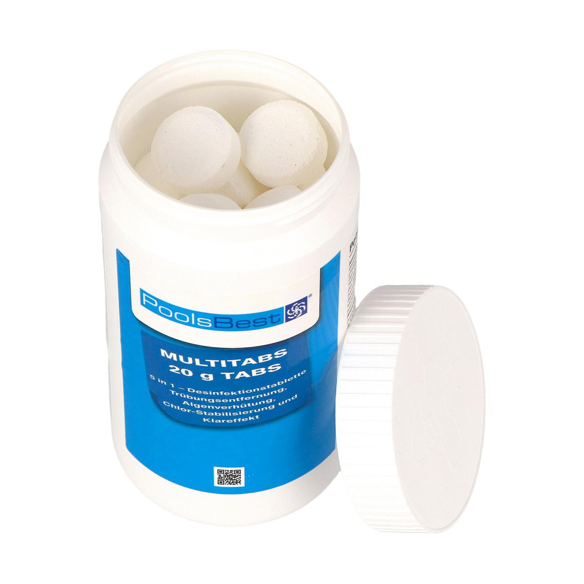 1 kg - PoolsBest® Mini - Multitabs 5 in 1, 20 g Tabletten