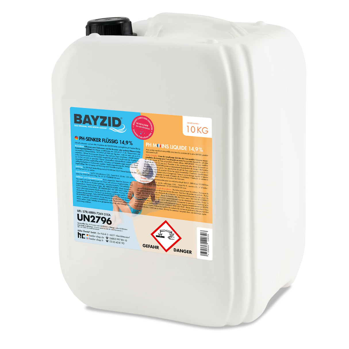 BAYZID® pH Minus flüssig 14,9%