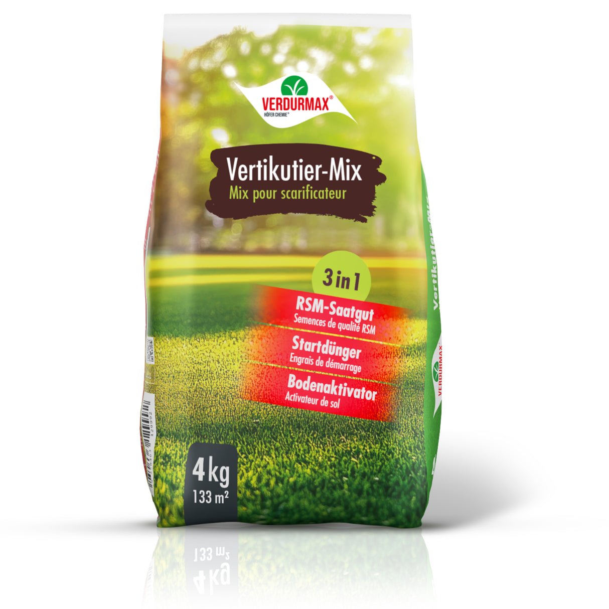 4 kg VERDURMAX® Rasendünger Vertikutier-Mix 3in1