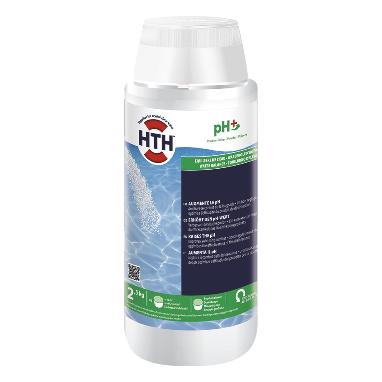 2,5 kg - hth® pH PLUS (poudre)