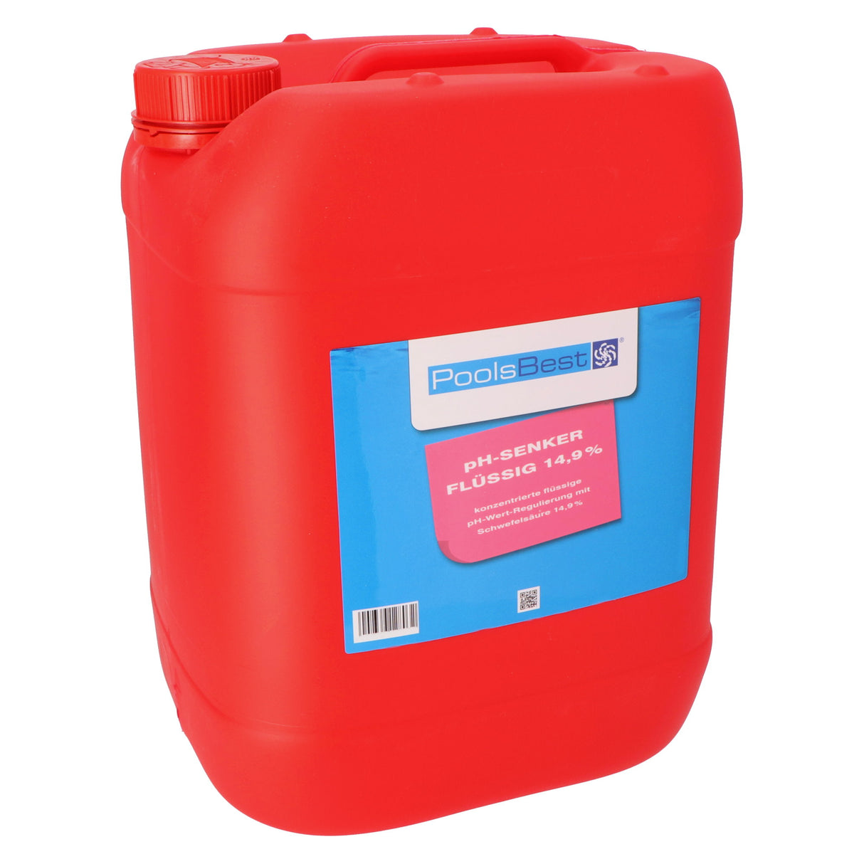 22 kg - PoolsBest® liquide réducteur de pH 14,9%