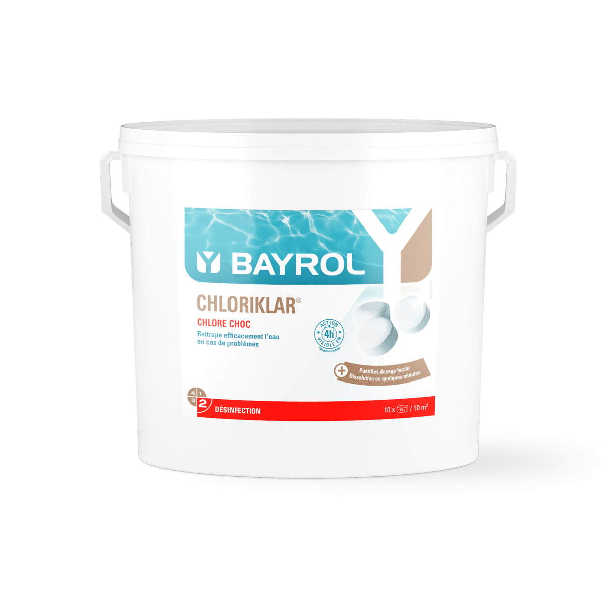 10 kg - BAYROL - Chloriklar 20g schnelll.