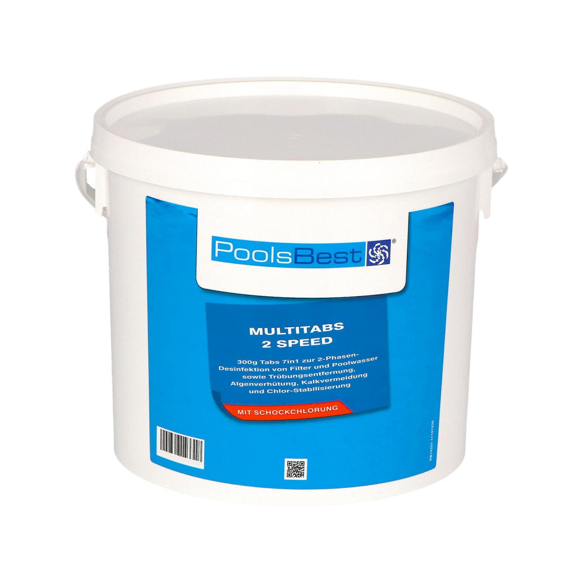 4,8 kg - PoolsBest® Multitabs 2 vitesses 7 en 1