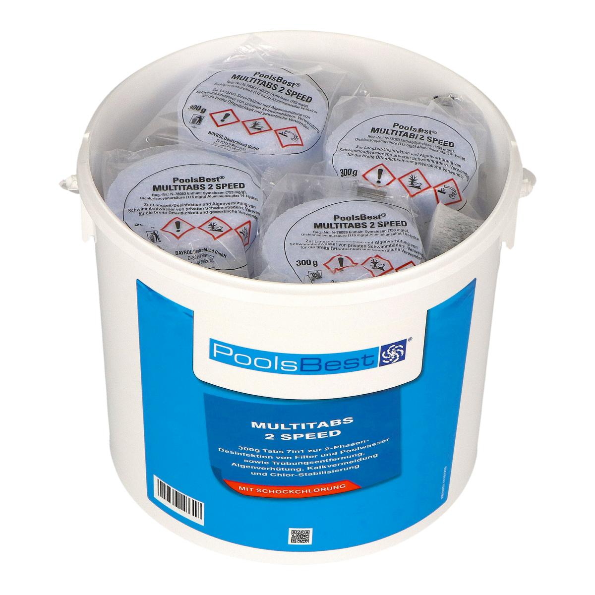 4,8 kg - PoolsBest® Multitabs 2 vitesses 7 en 1