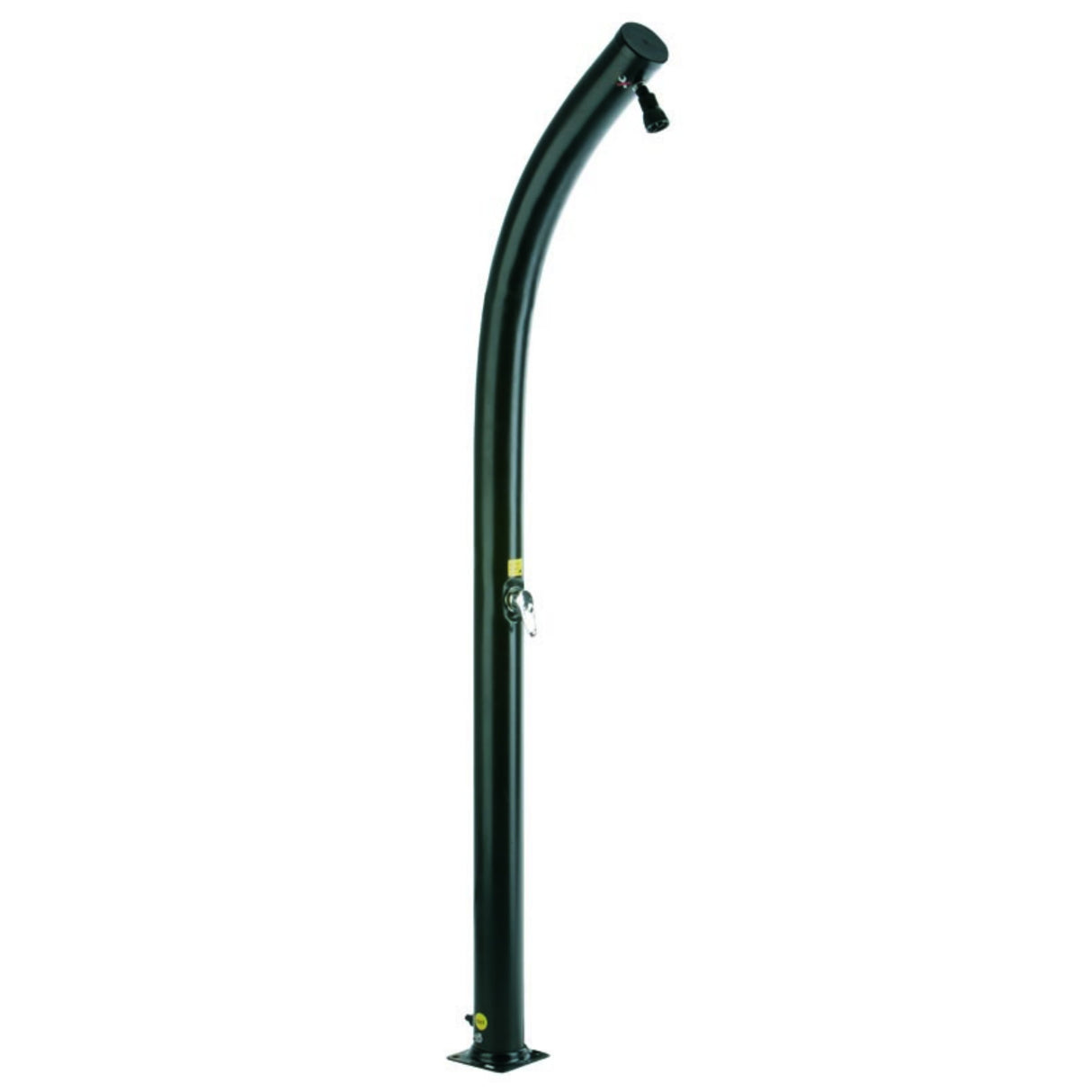 Gebogene PVC Solardusche 25 l - Höhe 220 cm