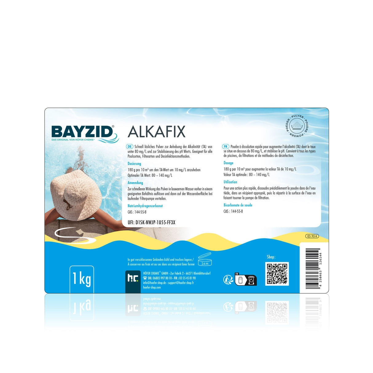 1 kg BAYZID® Alkafix Stabilisation du pH