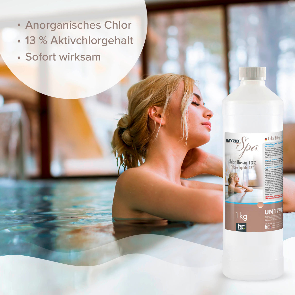 1 kg BAYZID® SPA Chlor flüssig