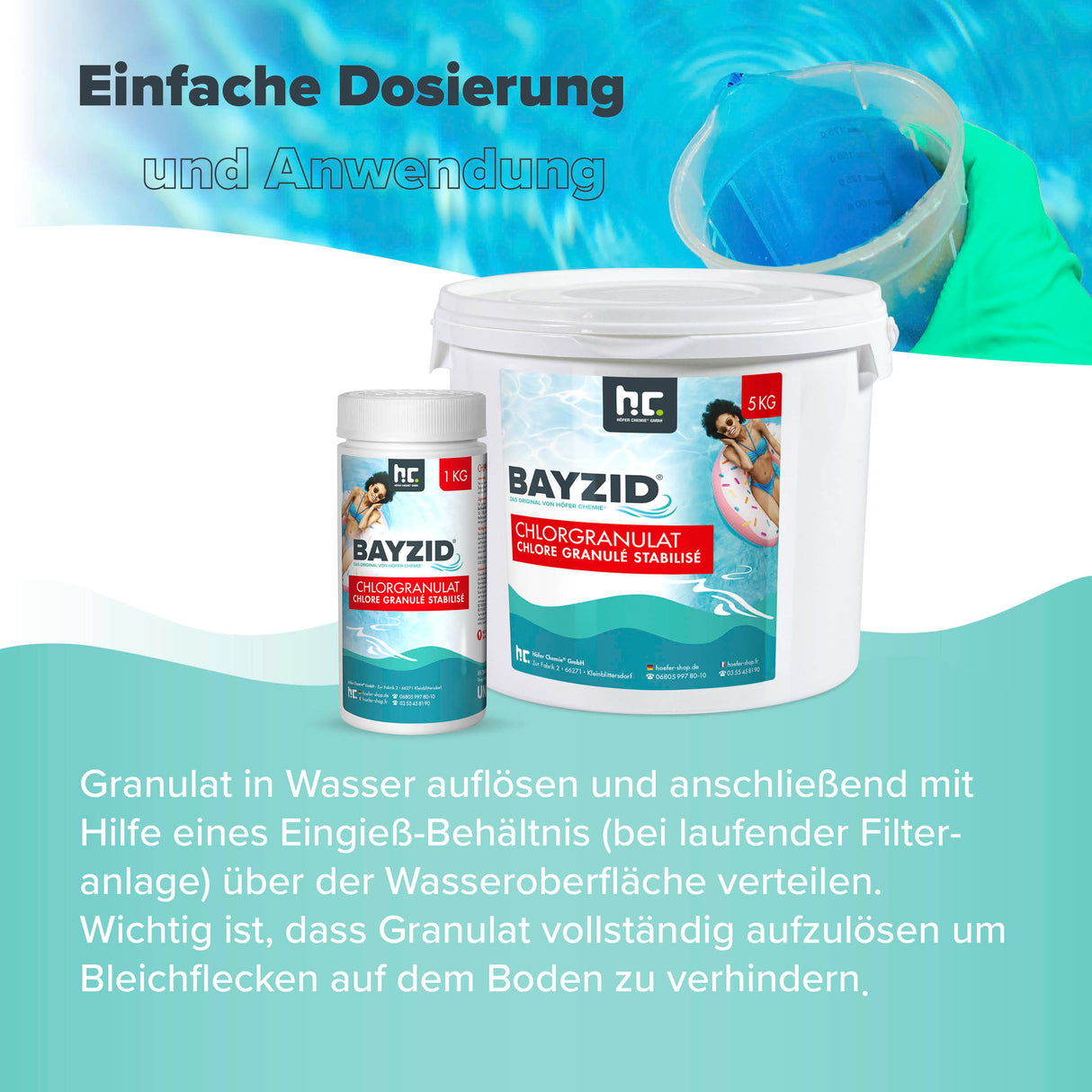 5 kg BAYZID® Chlorgranulat