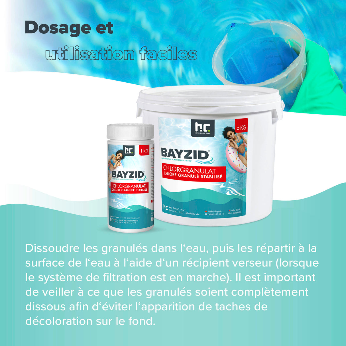 5 kg BAYZID® Chlorgranulat