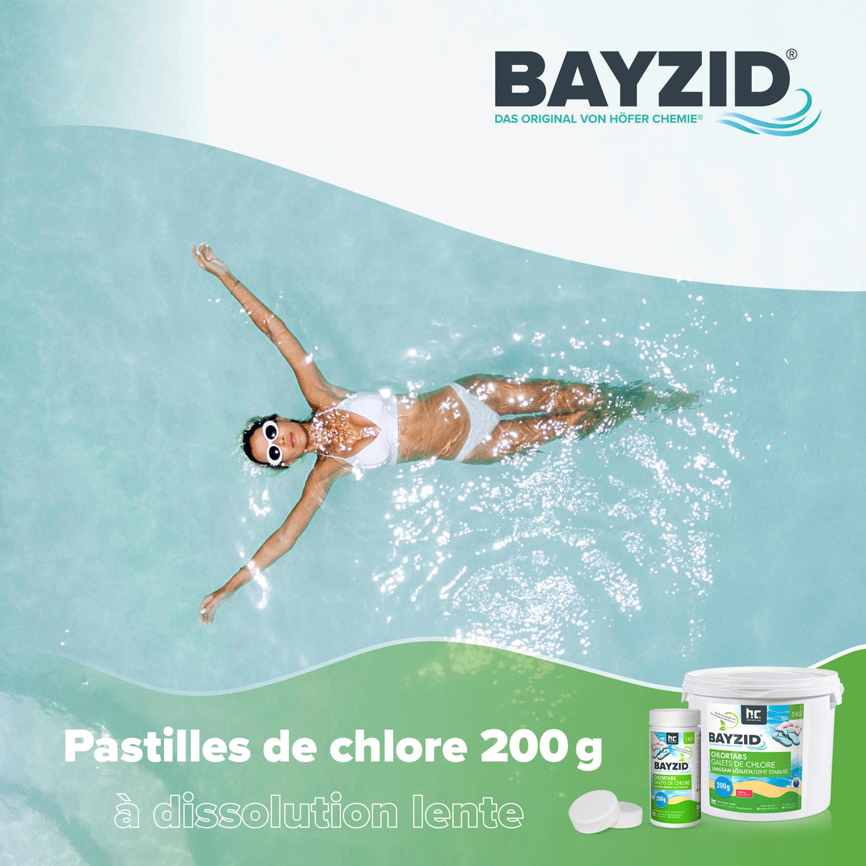 1 kg BAYZID® Chlortabs 200g langsam löslich