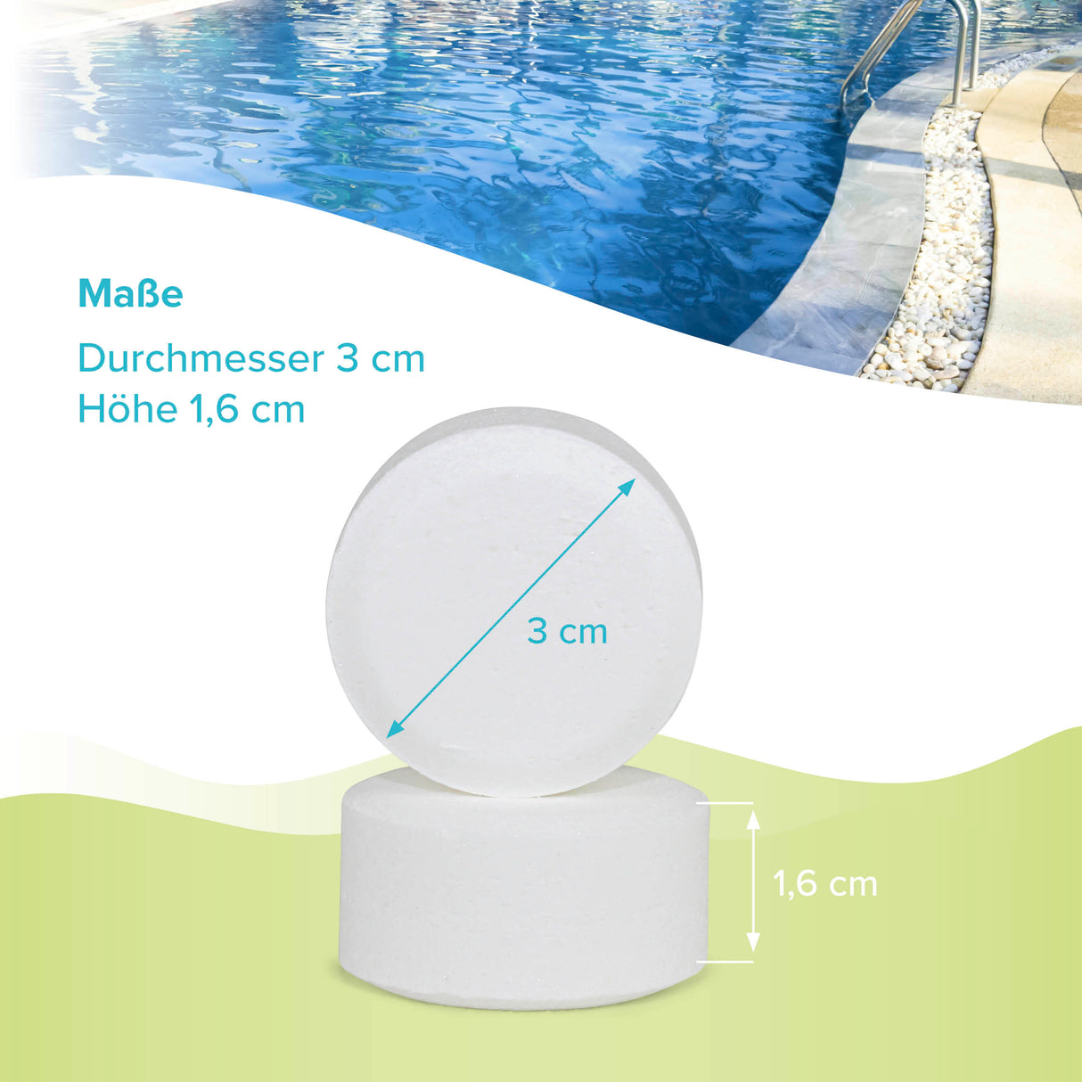 1 kg de tablettes de chlore BAYZID® 20g à dissolution lente