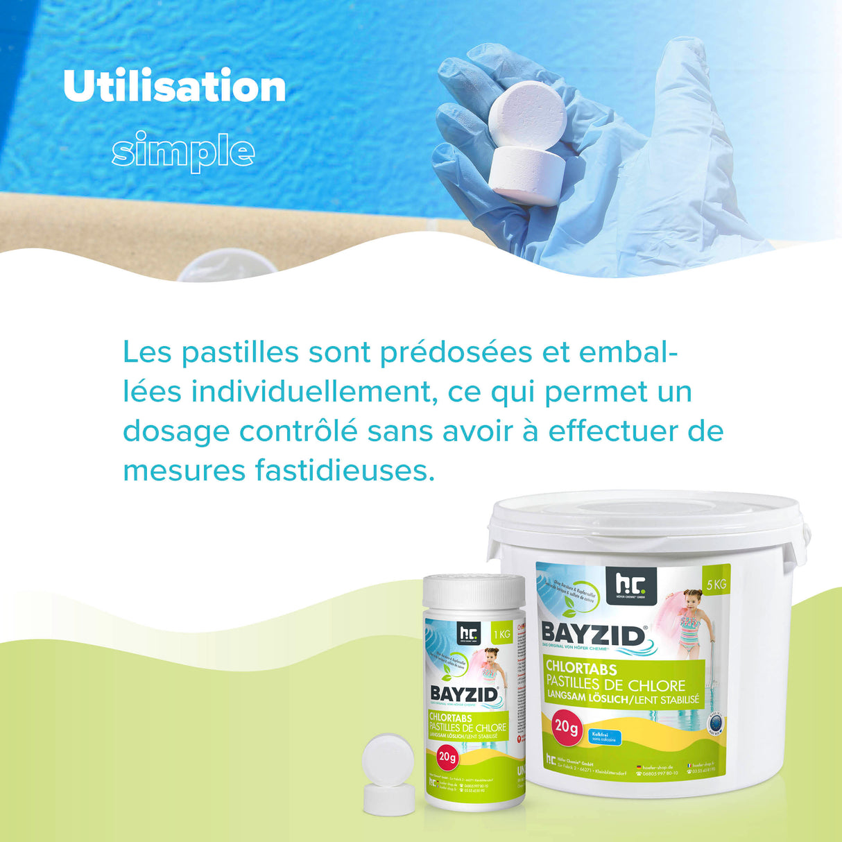 5 kg BAYZID® Chlortabs 20g langsam löslich