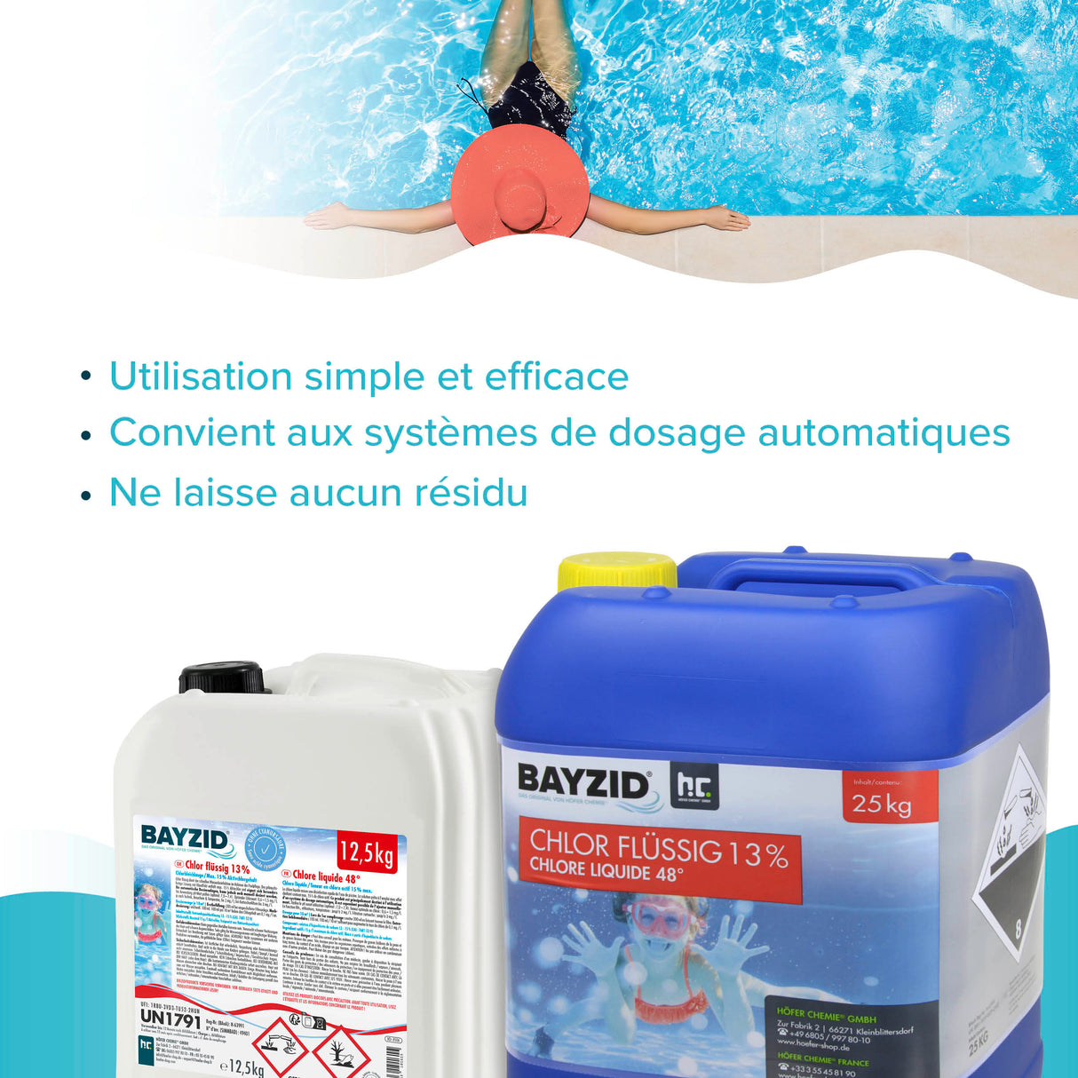 25 kg BAYZID® Chlor 13% flüssig