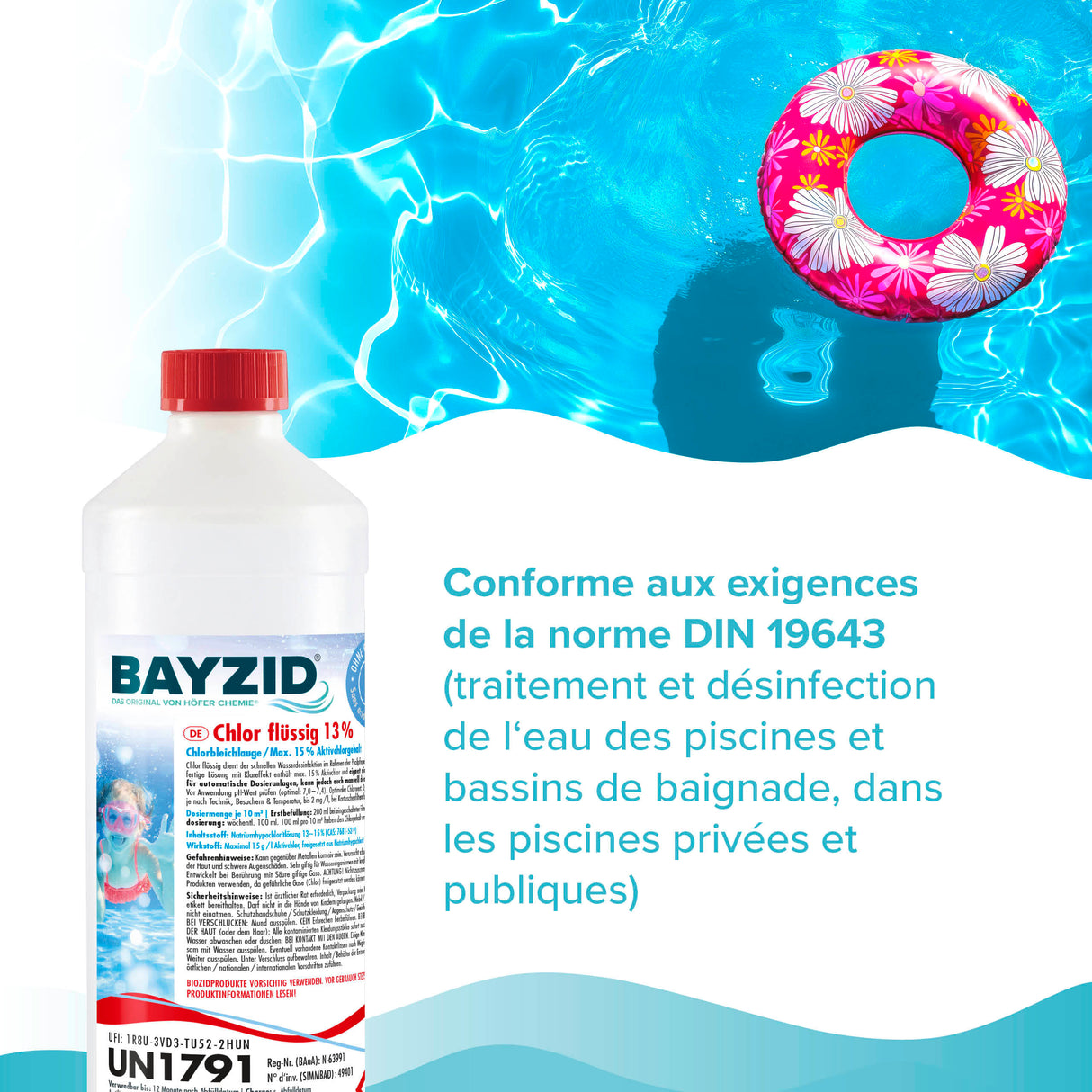 1 kg BAYZID® Chlor 13% flüssig