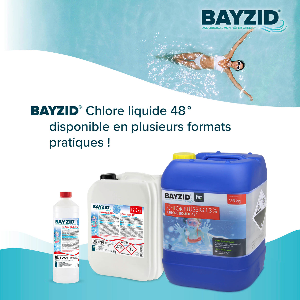 12,5 kg BAYZID® Chlor 13% flüssig