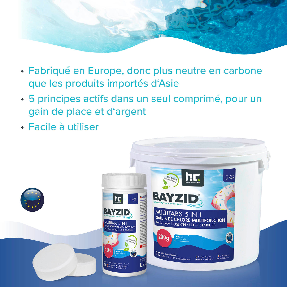 5 kg BAYZID® Multitabs 5in1, 200g