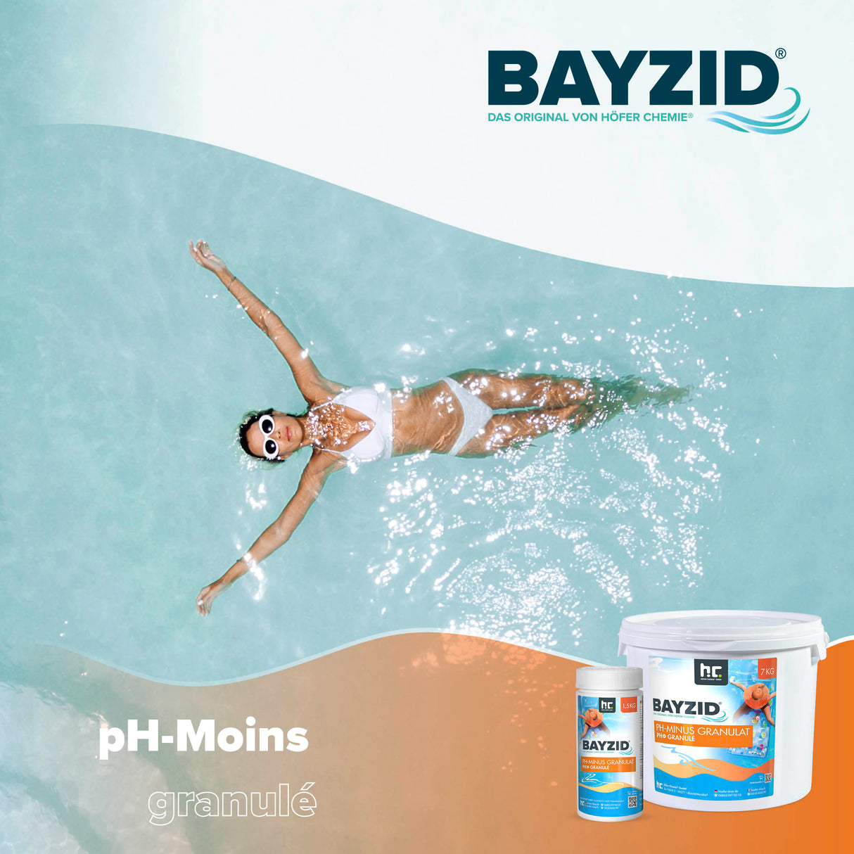 7 kg BAYZID® pH Minus granulés