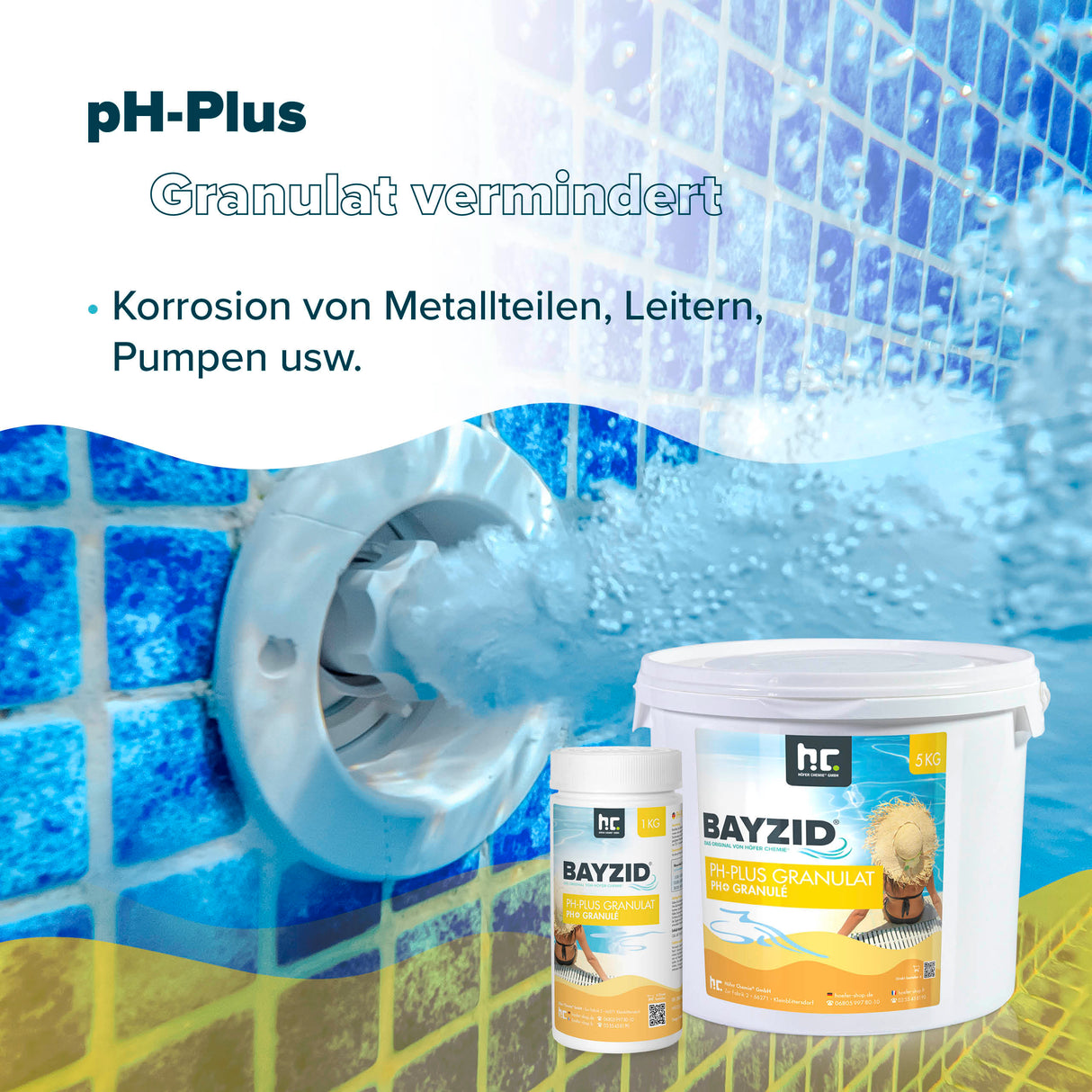 1 kg BAYZID® pH Plus Granulat