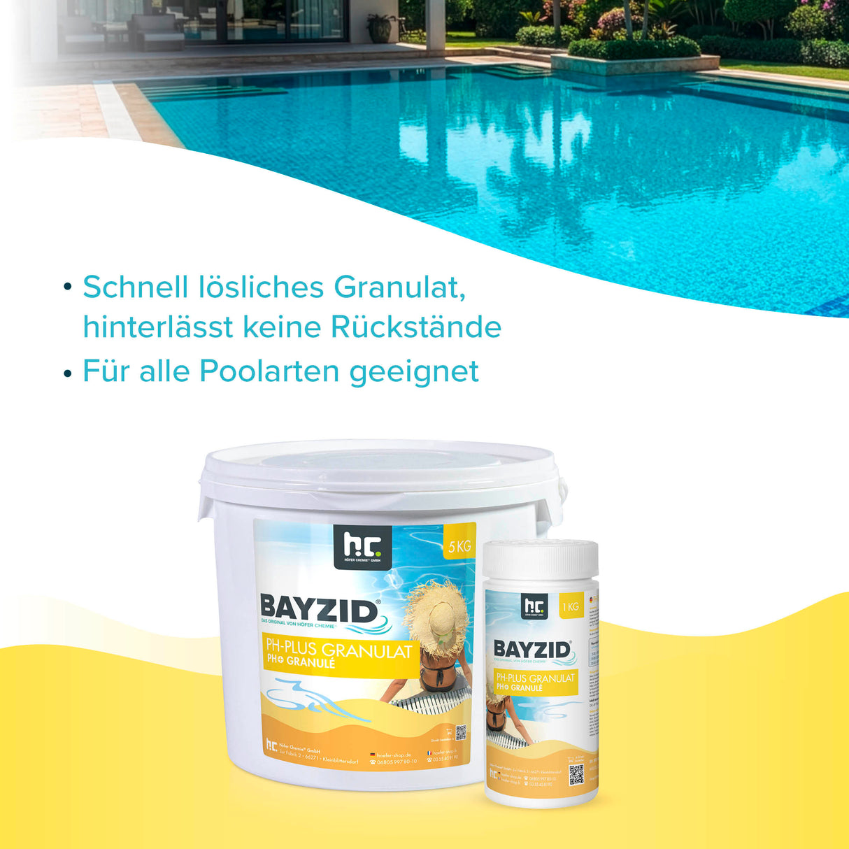 1 kg BAYZID® pH Plus Granulat
