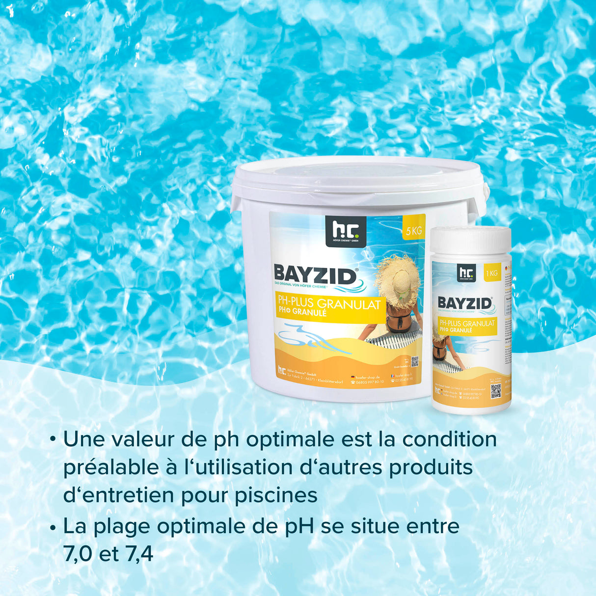 1 kg BAYZID® pH Plus Granulat