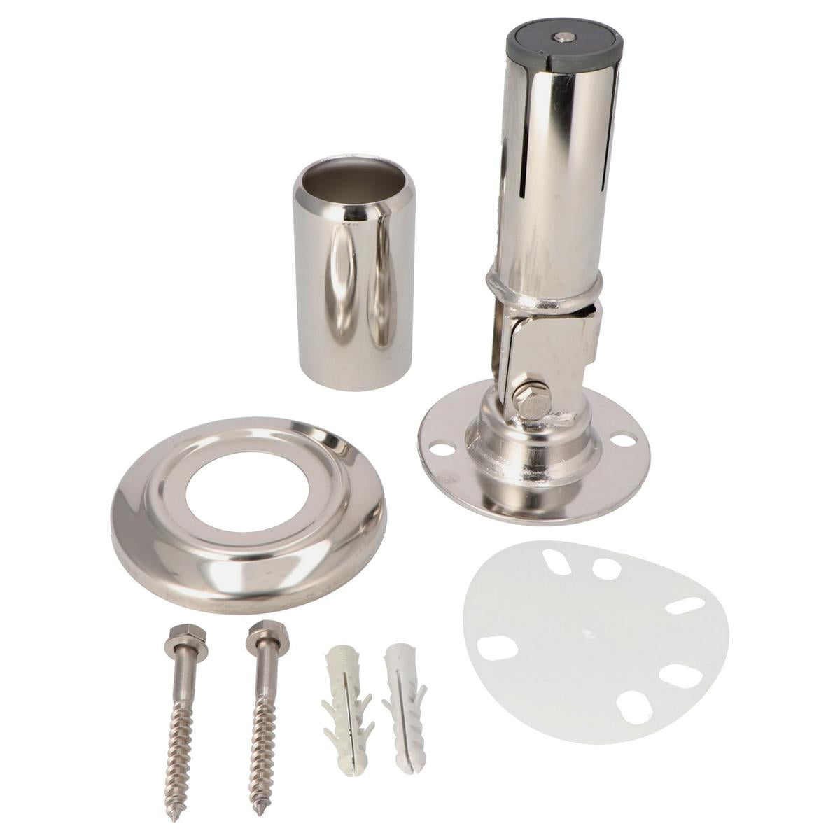 Articulation basculante pour échelles standards avec longeron de 43 mm avec fixation par bride