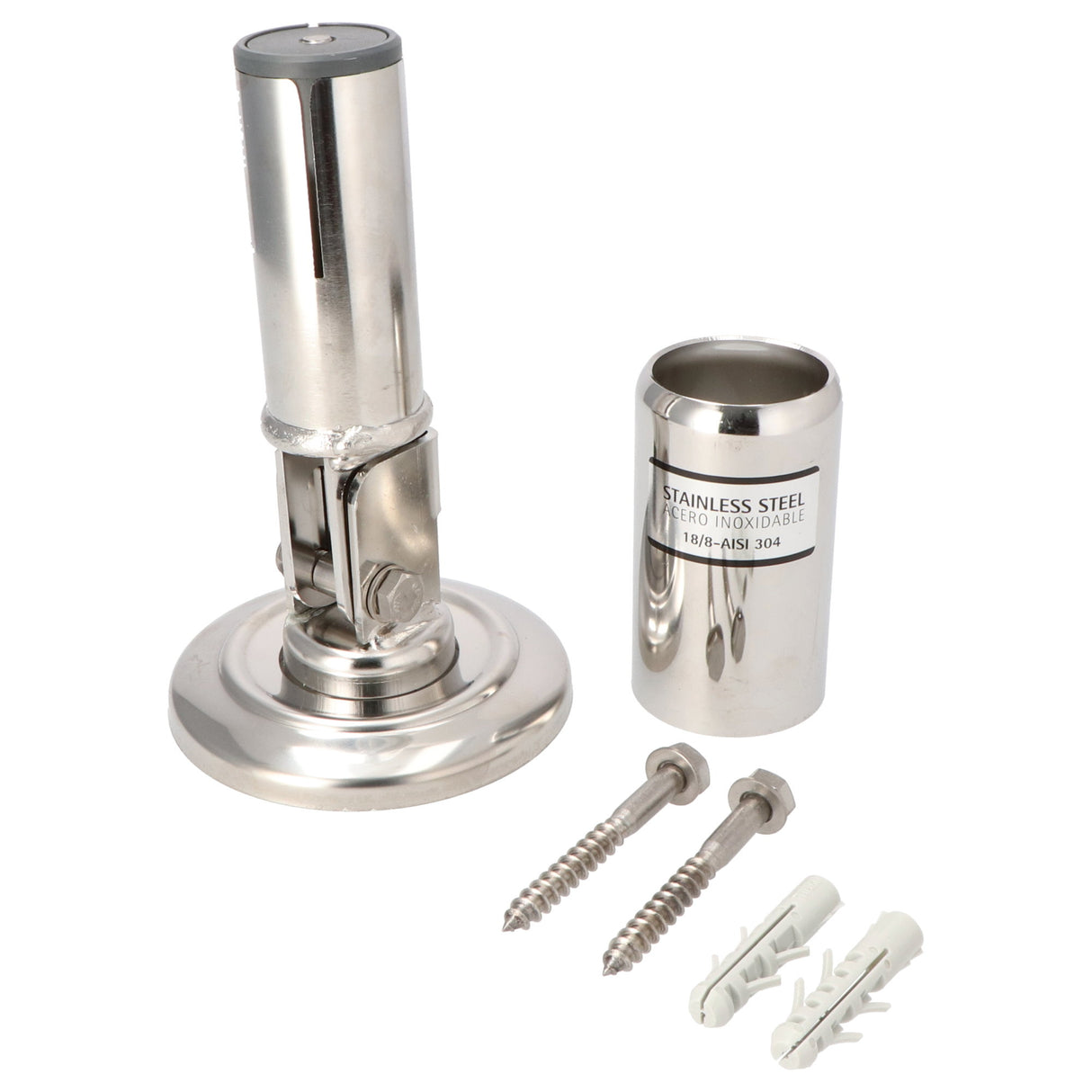 Articulation basculante pour échelles standards avec longeron de 43 mm avec fixation par bride