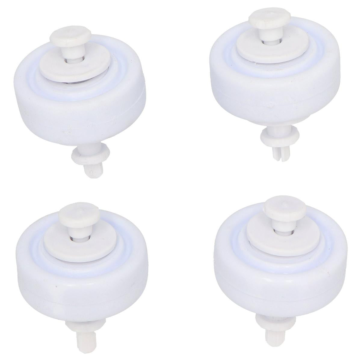 Rouleaux de rechange en PVC pour aspirateurs de sol en lot de 4