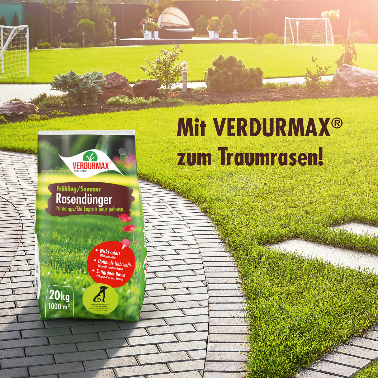 20 kg VERDURMAX® Engrais gazon printemps/été