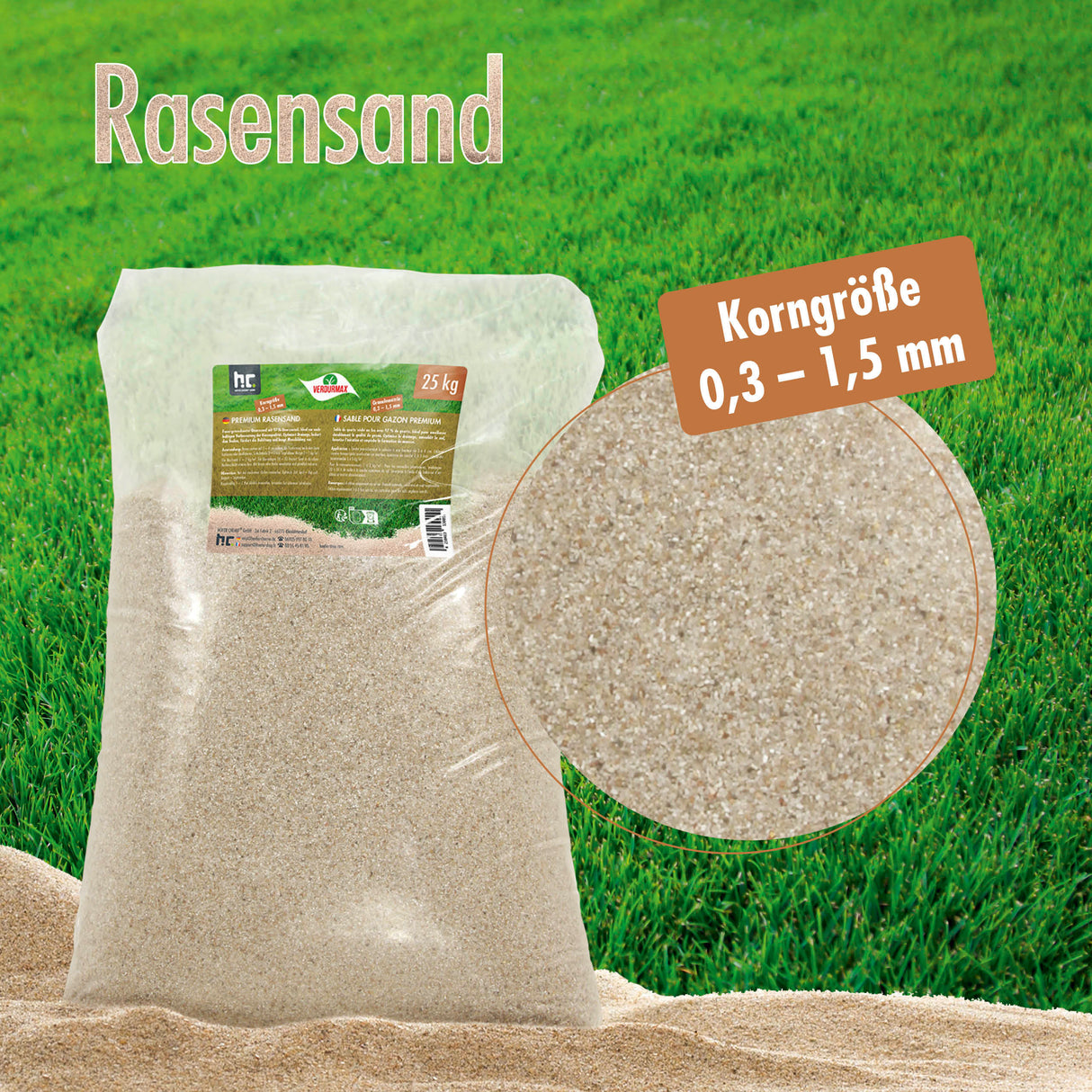 25 kg VERDURMAX® Rasensand