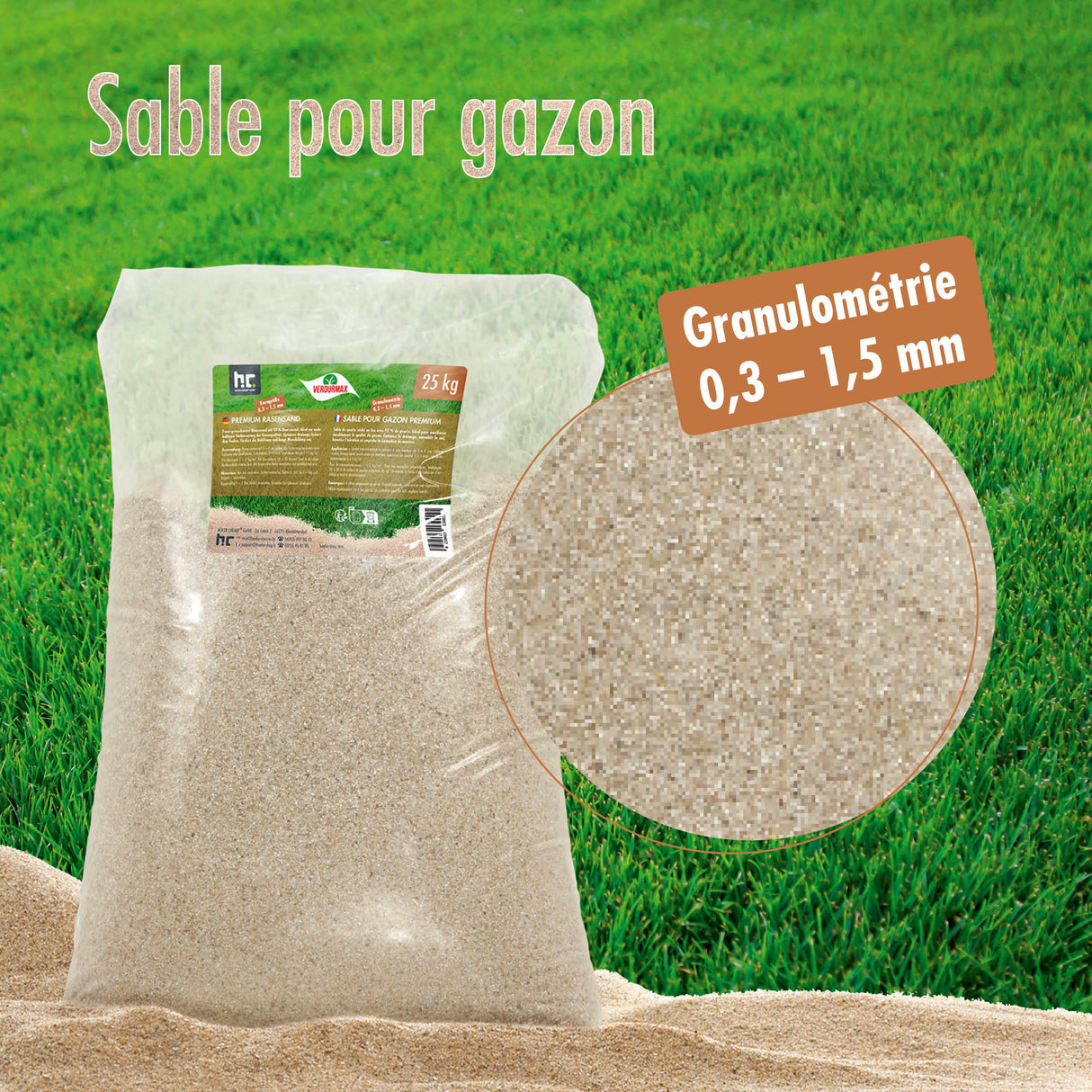 25 kg VERDURMAX® Rasensand
