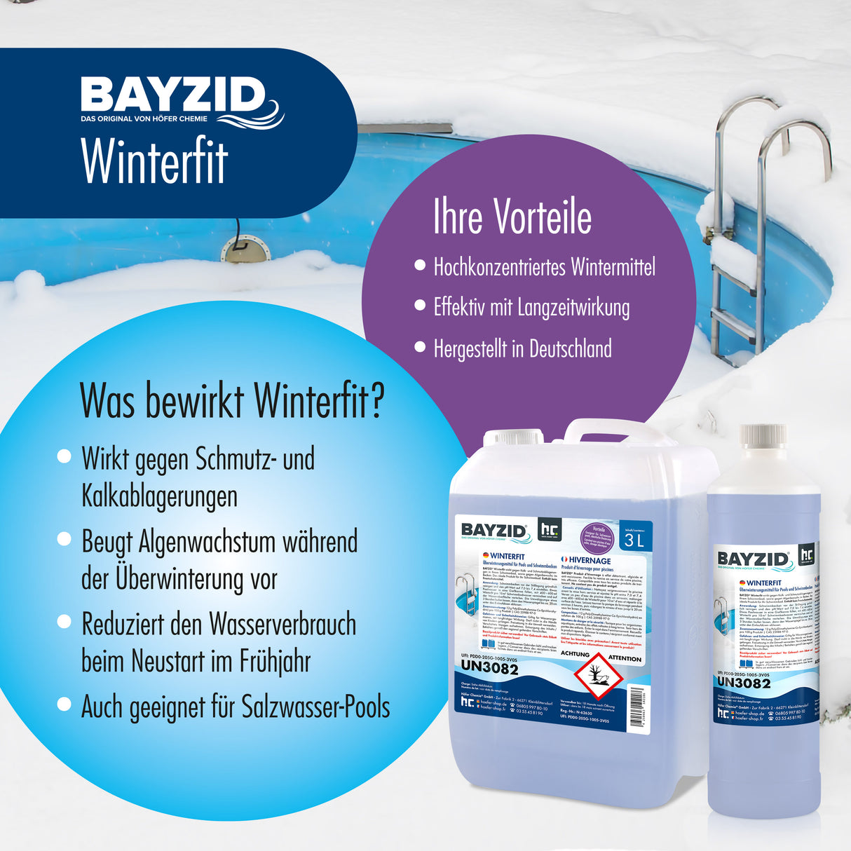 1 L BAYZID® Winterfit produit d'hivernage