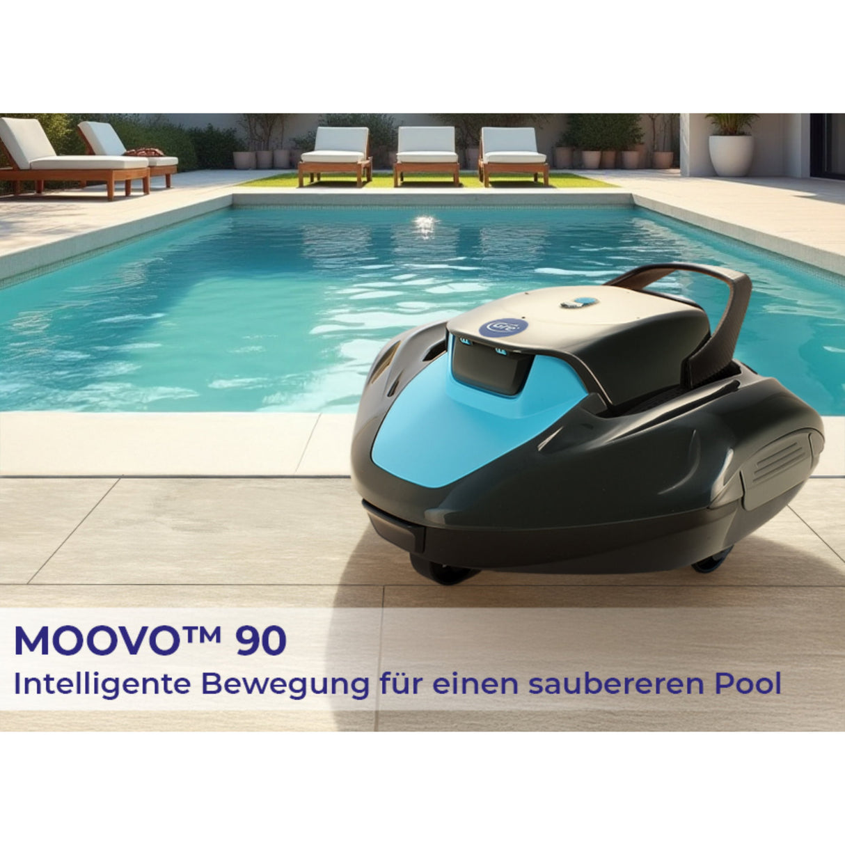 Gre MOOVO 90 Akku-Poolroboter für Aufstell- und Einbaupools