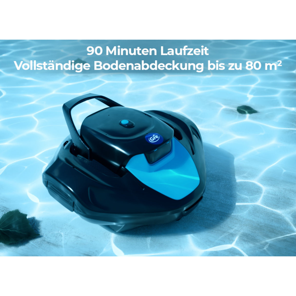 Gre MOOVO 90 Akku-Poolroboter für Aufstell- und Einbaupools