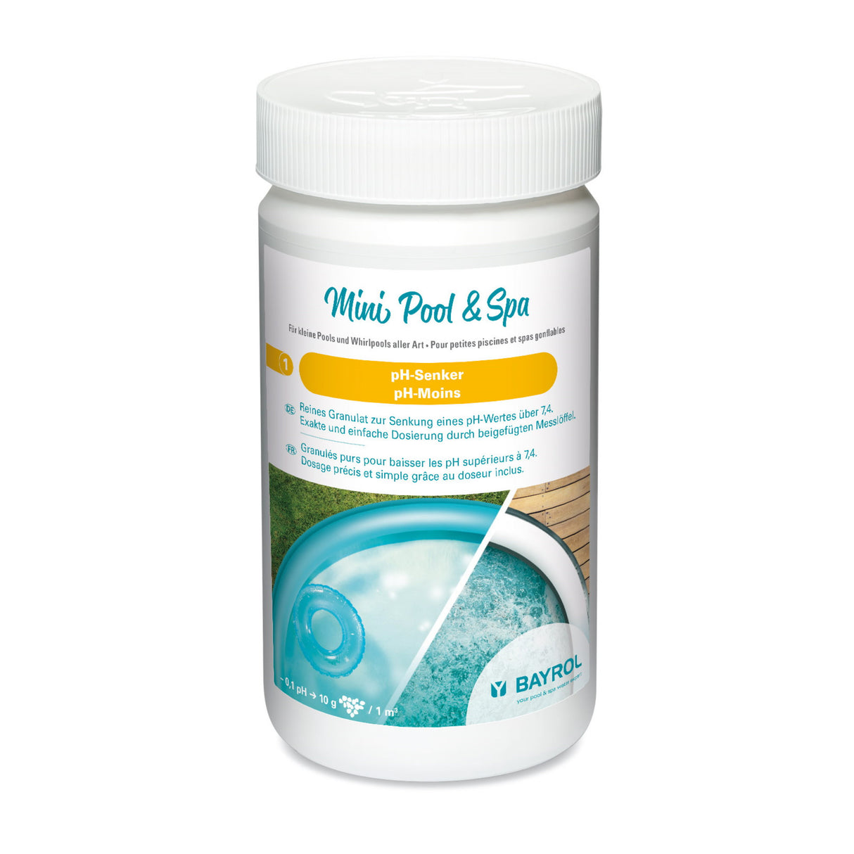 1,5 kg - Réducteur de pH BAYROL Mini Piscine & Spa