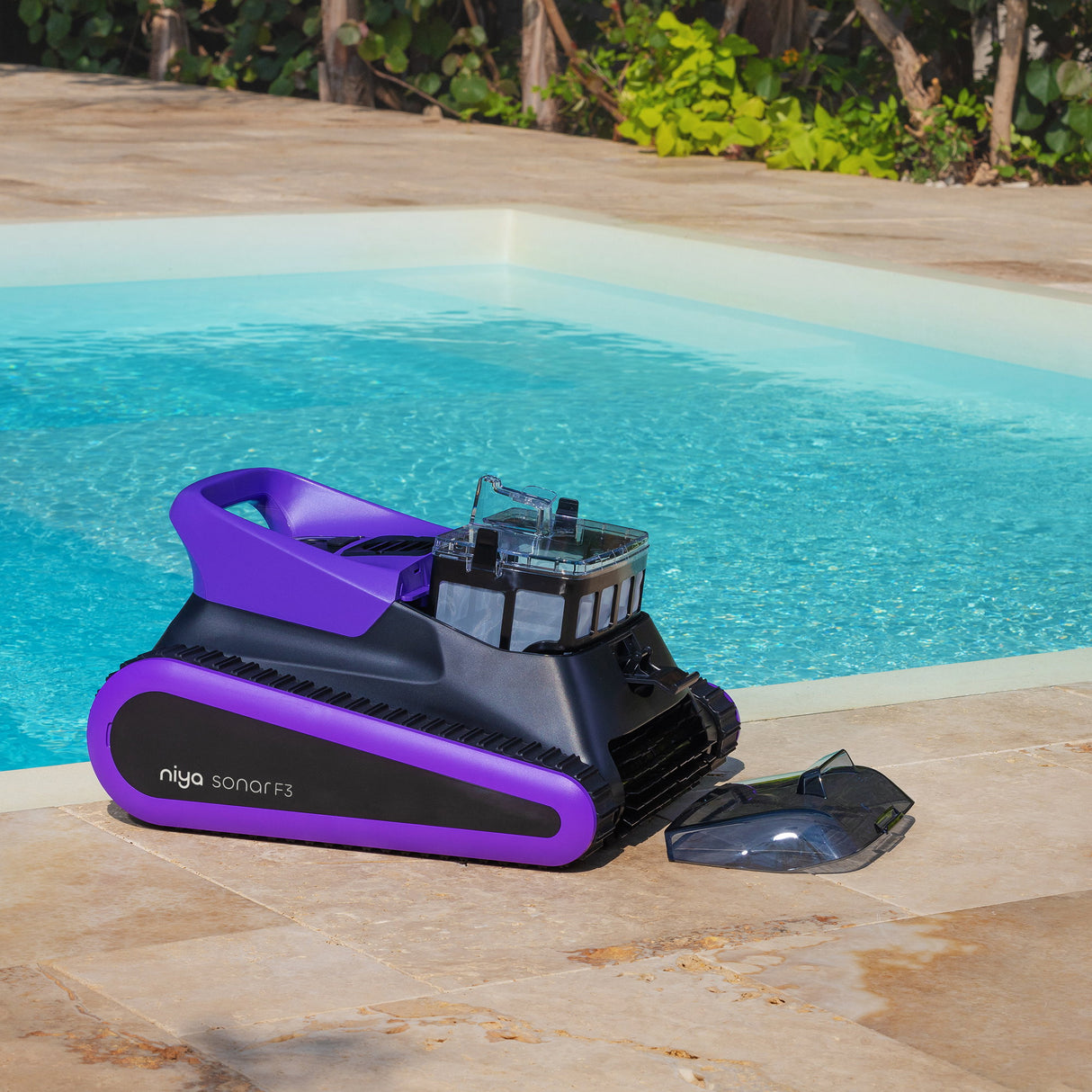 Poolroboter NIYA Sonar 30 F3 – Umfassende Reinigung von Boden, Wänden und Wasserlinie - B-Ware