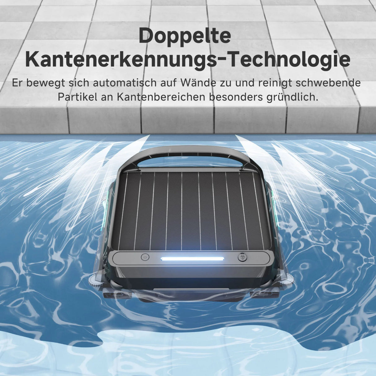 WYBOT F1 - Solar-Skimmer – Kabelloser Pooloberflächenreiniger mit Akku-Power - B-Ware