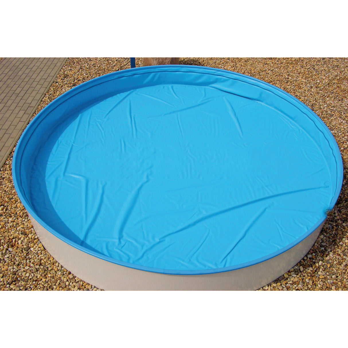 Couverture de piscine SafeTop® pour piscine ronde de 3,50 m avec main courante combinée - Stock B