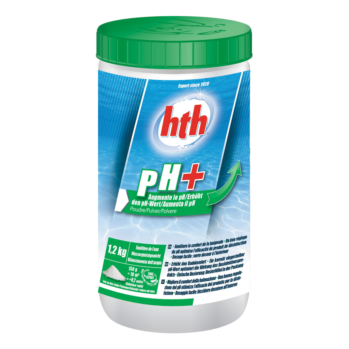 1,2 kg - hth® pH PLUS (poudre)