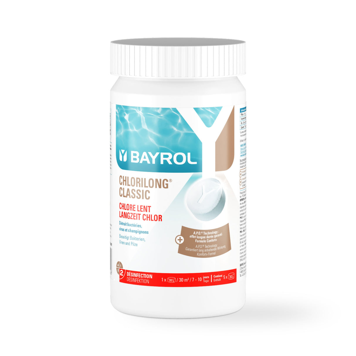 1 kg - BAYROL e-Chlorilong® CLASSIC 200 g Tabletten