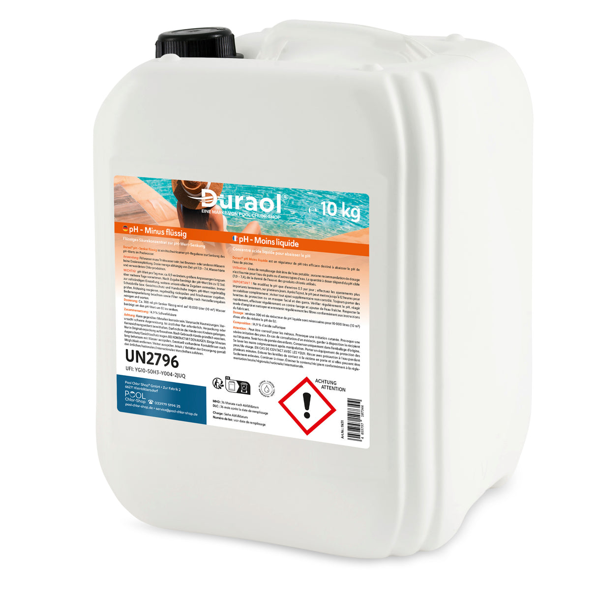 10 kg - Duraol® pH-Senker flüssig