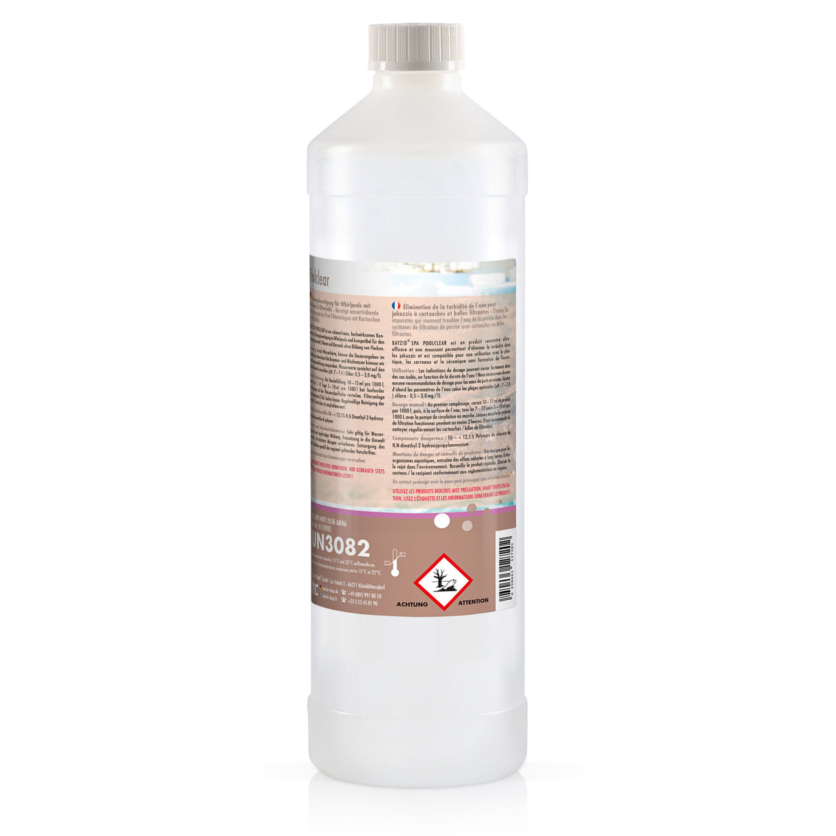 1 L BAYZID® SPA Poolclear Trübungsbeseitigung