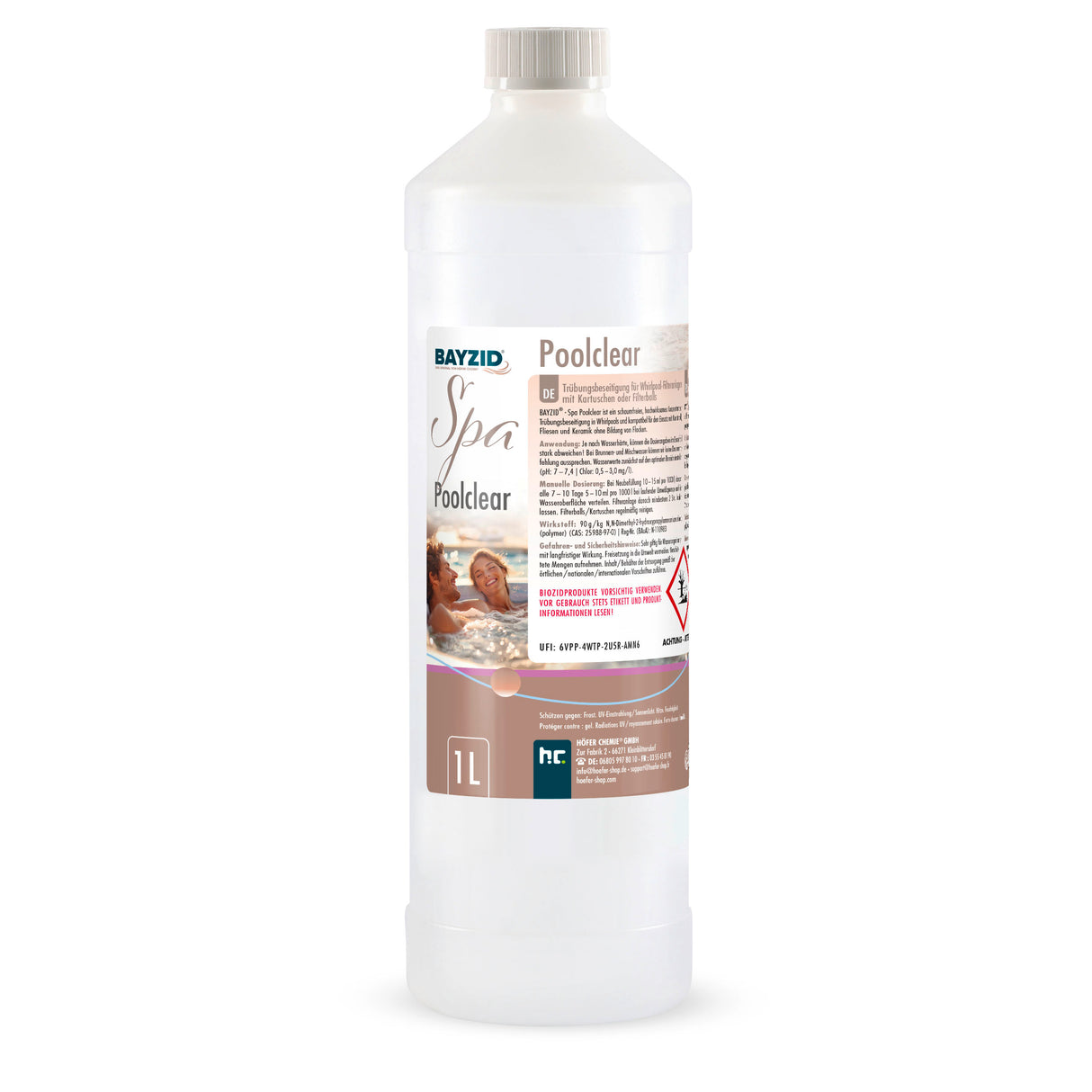 1 L BAYZID® SPA Poolclear Trübungsbeseitigung