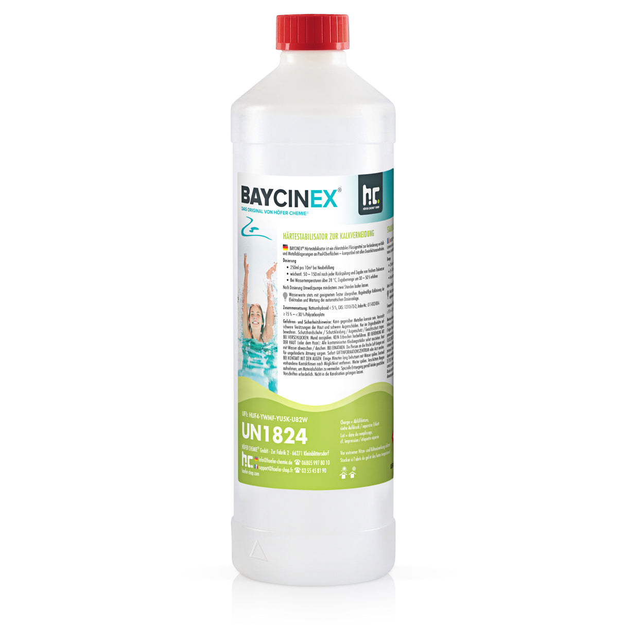 1 L de BAYCINEX® Stabilisateur de dureté pour éviter le calcaire