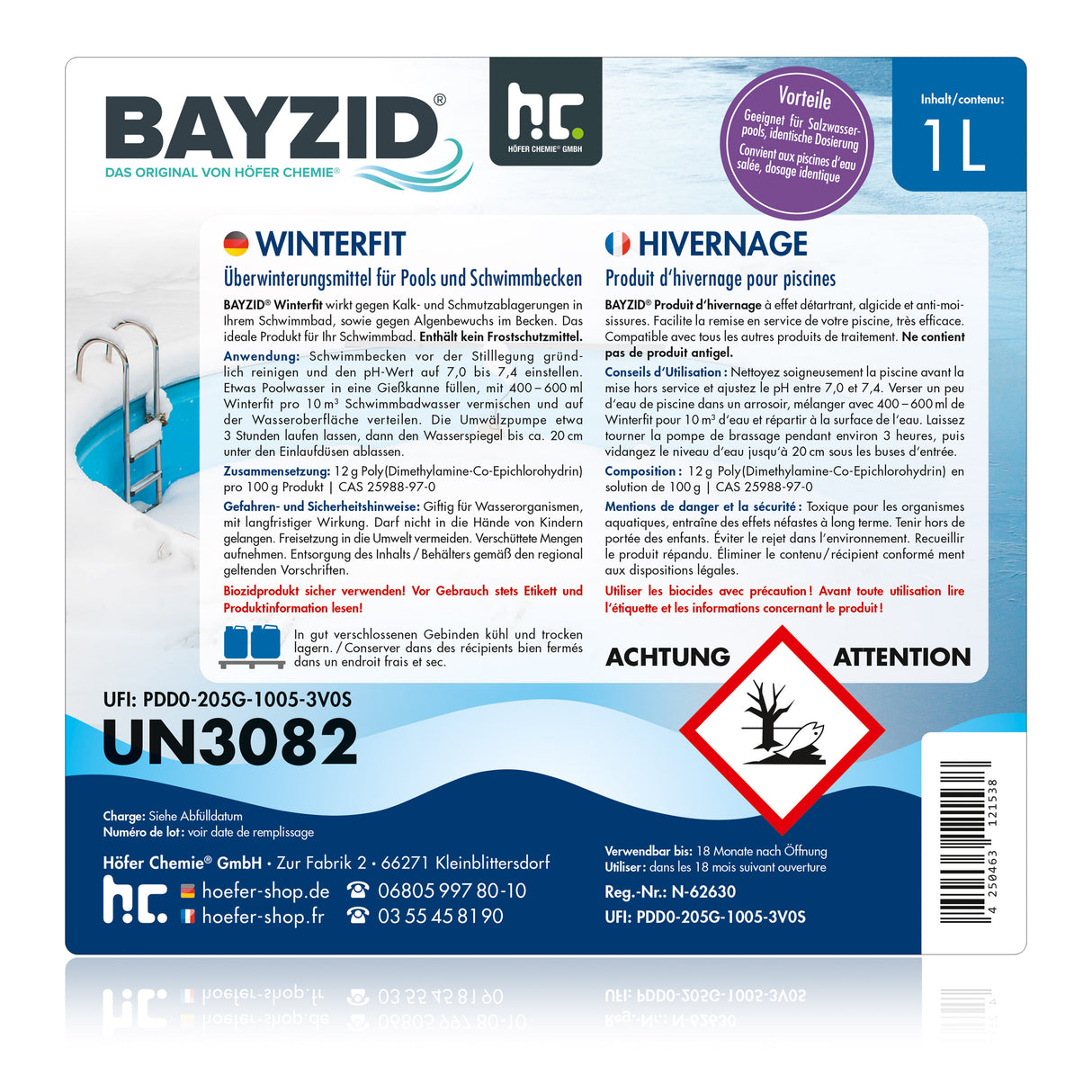1 L BAYZID® Winterfit produit d'hivernage
