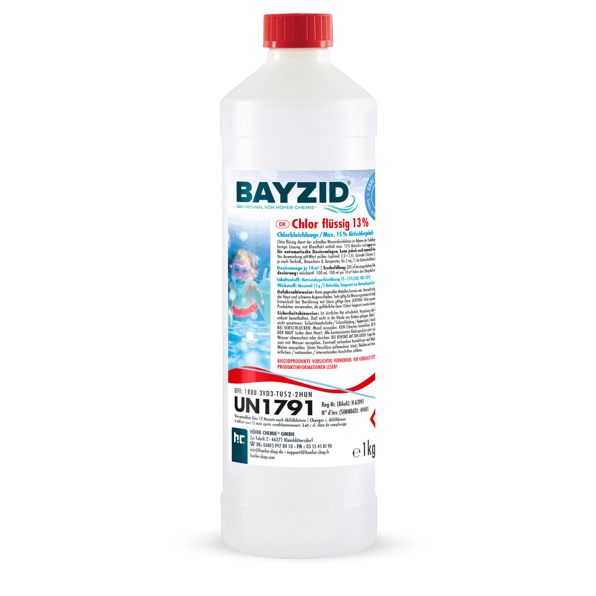1 kg BAYZID® Chlor 13% flüssig