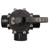 Vanne rotative 3 voies Ø 50mm manchon adhésif