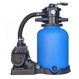 Système de filtration à sable ECO Ø 400mm avec pompe SPS-100-1 8m³/h à 48m³