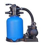 Système de filtration à sable ECO Ø 400mm avec pompe SPS-100-1 8m³/h à 48m³