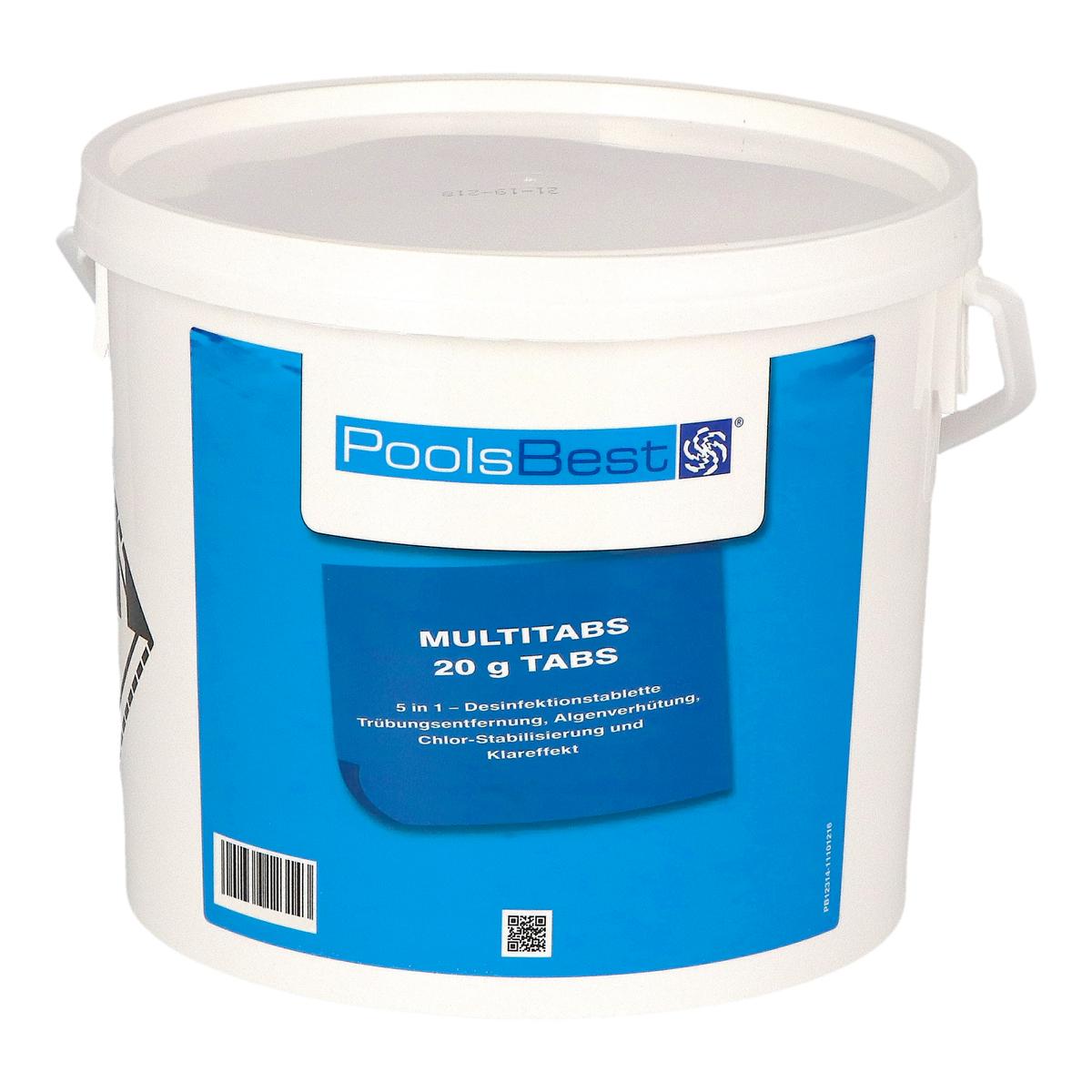 5 kg - PoolsBest® Mini - Multitabs 5 en 1, comprimés de 20 g