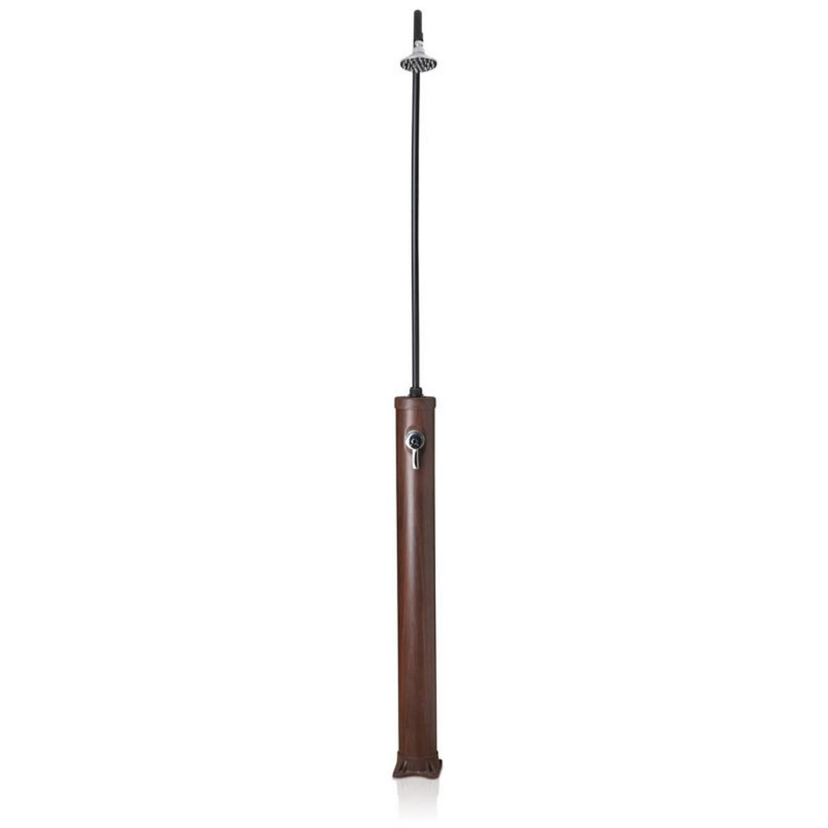 Douche solaire GRE PVC 9 litres aspect bois